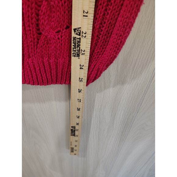Vintage Country Concepts Cable Knit Sweater Vest Pink Korea Size L - Picture 5 of 6